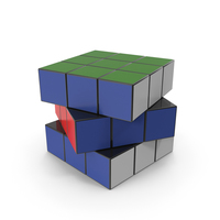 Colored Puzzle Cubes PNG & PSD Images