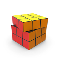 Colored Puzzle Cubes PNG & PSD Images