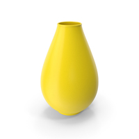 Decorative Vase Yellow PNG & PSD Images