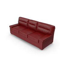 Casino Red Leather Sofa PNG & PSD Images