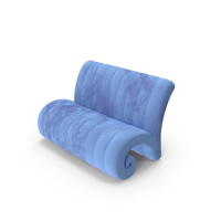 Blue Fabric Sofa PNG & PSD Images