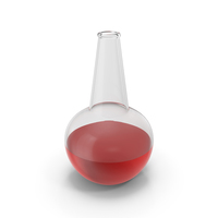 Alchemical Flask Medium Round Red PNG & PSD Images