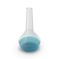 Alchemical Flask Small Blue PNG & PSD Images