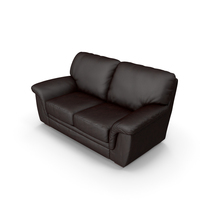 2 Seat Leather Sofa PNG & PSD Images