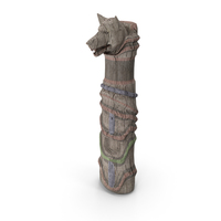 Totem Pole Wolf PNG & PSD Images