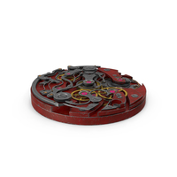 Watch Mechanism Red Old PNG & PSD Images
