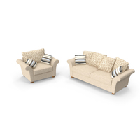 Modern Armchair and Sofa PNG & PSD Images