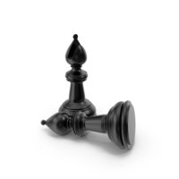 Chess Bishop Black PNG & PSD Images
