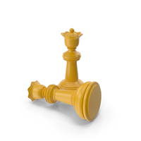 Chess Queen Yellow PNG & PSD Images