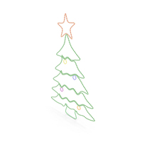 Christmas Led Tree PNG & PSD Images