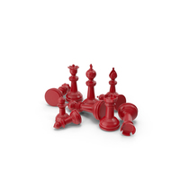 Chess Pieces Red PNG & PSD Images