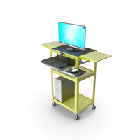Computer Cart PNG & PSD Images