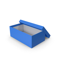 Blue Shoe Box Opened PNG & PSD Images