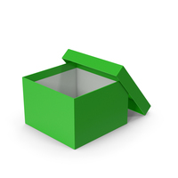 Green Box Opened PNG & PSD Images