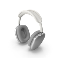 AirPods Max Headphones Silver PNG & PSD Images