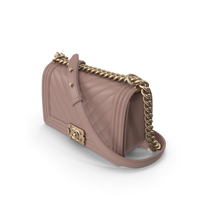Chanel Boy Handbag Pink PNG & PSD Images