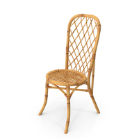 Bamboo Dining Chair PNG & PSD Images