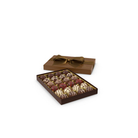 Chocolate Truffles Box PNG & PSD Images
