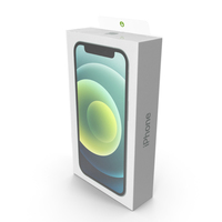 iPhone 12 mini Box Green PNG & PSD Images