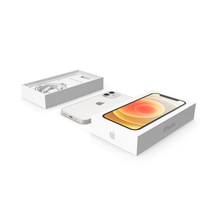 iPhone 12 Mini Unboxed White PNG & PSD Images