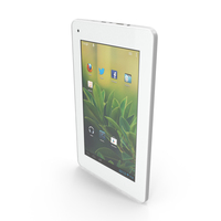 Android light PC Tablet 7" PNG & PSD Images
