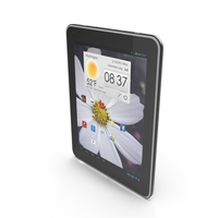 Android Gray PC Tablet 10" PNG & PSD Images