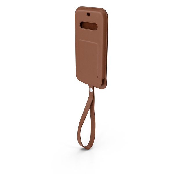 iPhone 12 Pro Max Leather Sleeve Saddle Brown PNG & PSD Images