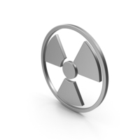 Radiation Sign Metal PNG & PSD Images