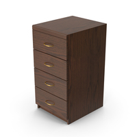 Wooden Cabinet Dark PNG & PSD Images