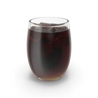 Cola Glass With Ice PNG & PSD Images