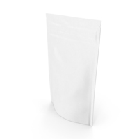 Zipper White Paper Bag 150g PNG & PSD Images