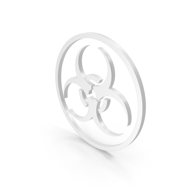 Biohazard Sign White PNG & PSD Images