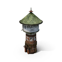 Fantasy Water Tower PNG & PSD Images