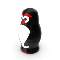 Matryoshka Penguin Doll PNG & PSD Images