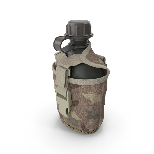 Military Bottle Water Canteen Travel Army PNG & PSD Images