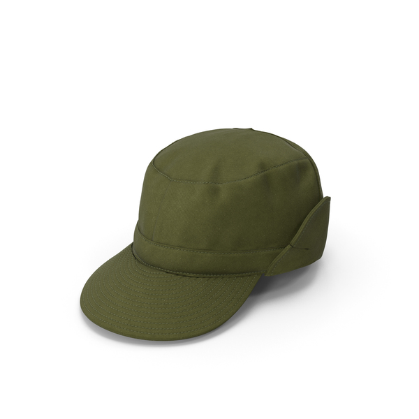 Military Green Field Cap PNG & PSD Images