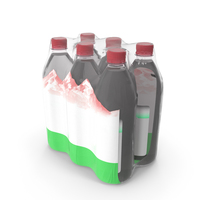Mineral Water 1L Bottle Pack PNG & PSD Images