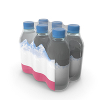 Mineral Water 330ml Bottle Pack PNG & PSD Images