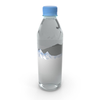 Mineral Water 500ml Plastic Bottle PNG & PSD Images
