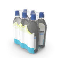 Mineral Water 750ml 6 Bottle Pack PNG & PSD Images