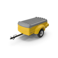 Mini Cargo Utility Trailer PNG & PSD Images
