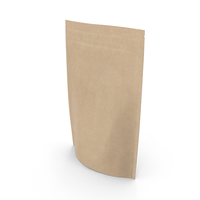 Zipper Kraft Paper Bag 220 g PNG & PSD Images
