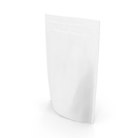 Zipper White Paper Bag 220g PNG & PSD Images