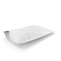Zipper White Paper Bag 300g PNG & PSD Images