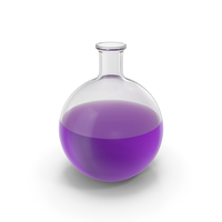 Alchemical Flask Big Violet PNG & PSD Images