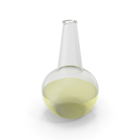 Alchemical Flask Medium Round Yellow PNG & PSD Images