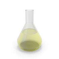 Alchemical Flask Medium Yellow PNG & PSD Images