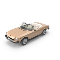 Fiat 124 Spider America 1980 INTERIORS VERSION PNG & PSD Images