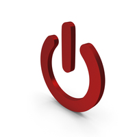 Power Icon Red Gold PNG & PSD Images