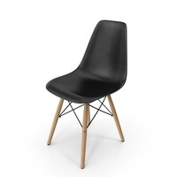Modern Molded Plastic Shell Arm Chair PNG & PSD Images